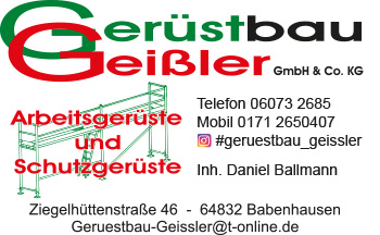 Geissler Ger�stbau